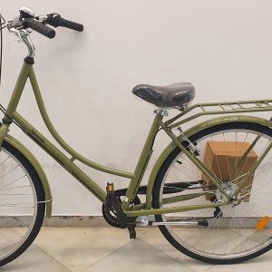 Bicicleta paseo holandesa verde agua