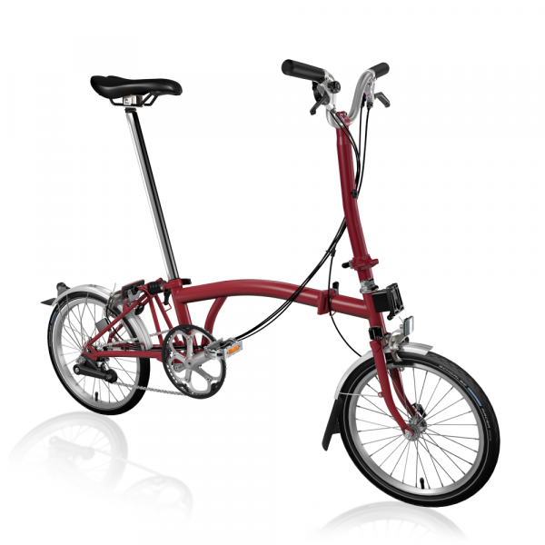Bicicleta Brompton H6L Roja